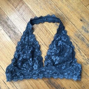 Galloon Lace Halter Bra by Free People Intimately